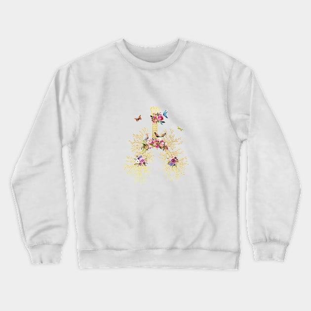 Bronchial tree Crewneck Sweatshirt by erzebeth